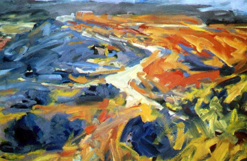 En Turre -61x50cm -Óleo Lienzo -2000 - VENDIDO